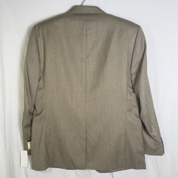 Lauren Ralph Lauren Men’s Blazer 44R Gold Tan Textured Weave Paisley Lined NWT - Picture 3 of 10